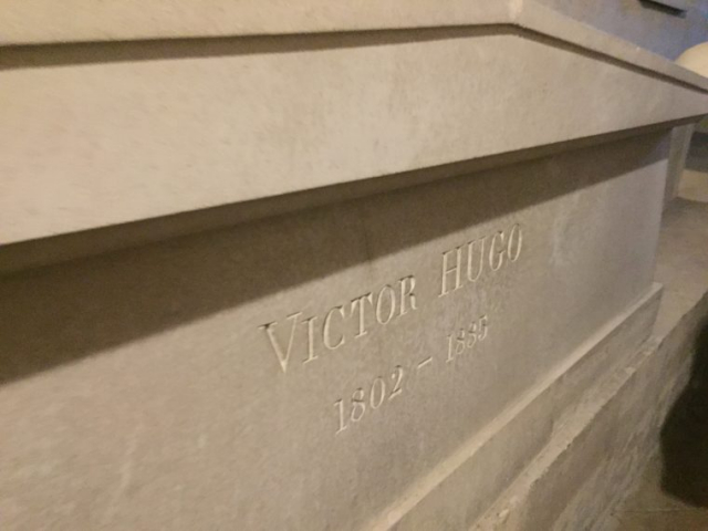grave of Victor Hugo in Pantheon grave of Victor Hugo in Pantheon