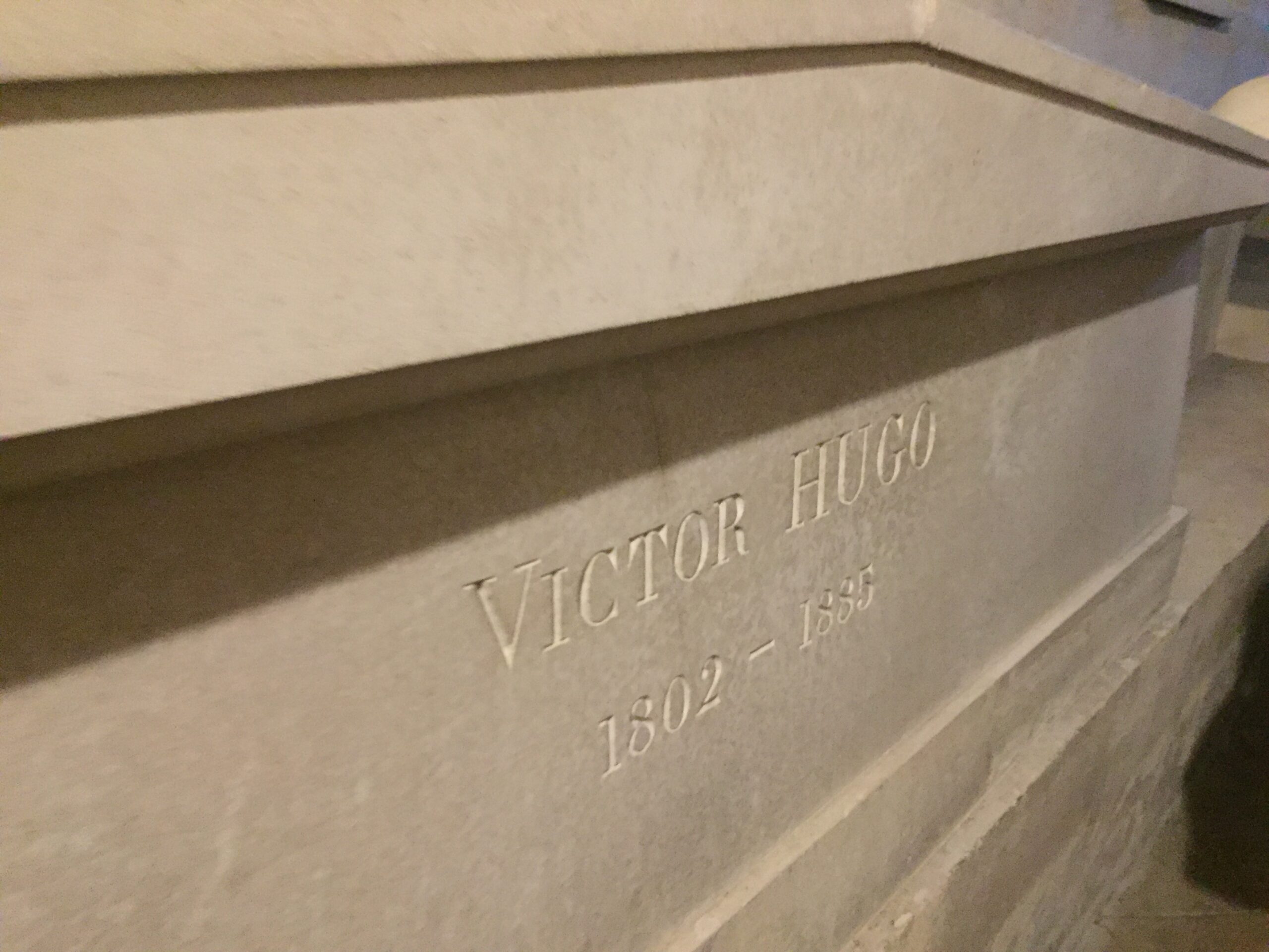 grave of Victor Hugo in Pantheon