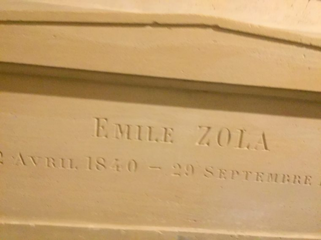 grave of Emile Zola in Pantheon Paris grave of Emile Zola in Pantheon Paris