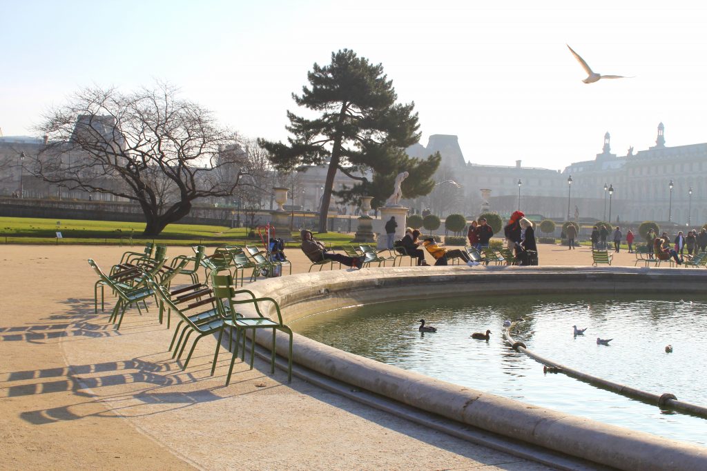 Ogrody Tuileries w Paryżu