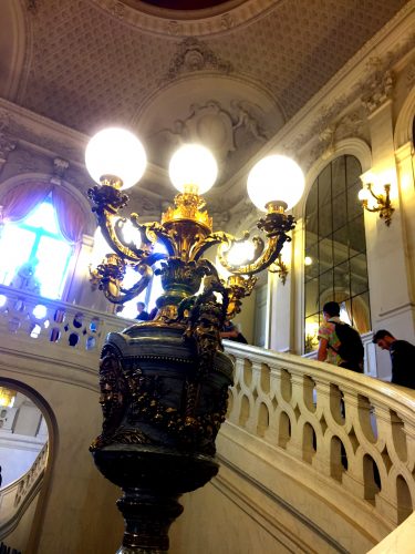 The stairs in the Petit Luxembourg
