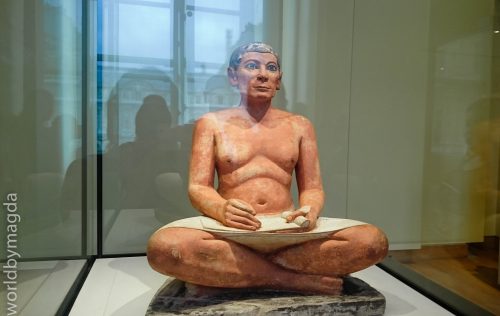 The Seated Scribe in Louvre