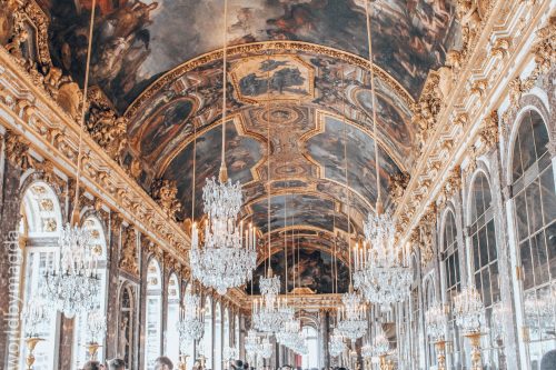 Sala Luster w Pałacu w Wersalu