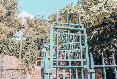 Square Saint Lambert the gate