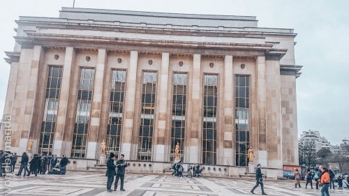 Budynek Muzeum Człowieka na Trocadero