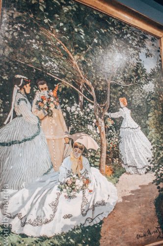 Kobiety w Ogrodzie autorstwa Claude Monet'a w Muzeum Orsay