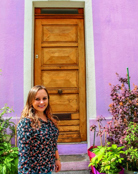 Rue Cremieux - kolorowa ulica w Paryżu