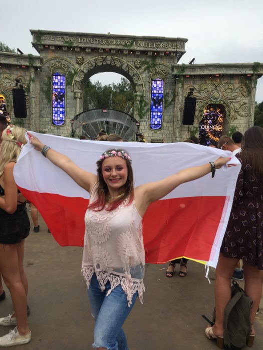 Polska flaga na Tomorrowland