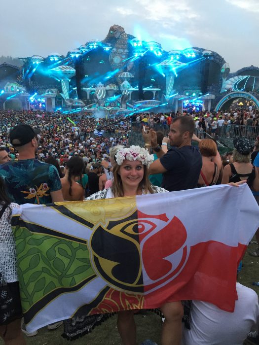 Polska flaga na Tomorrowland