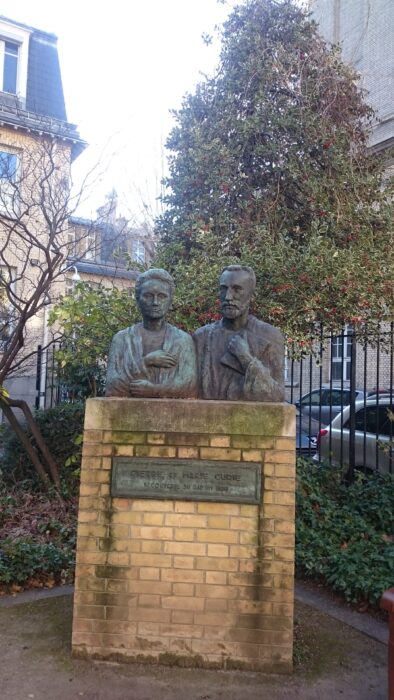 Ogród w gabinecie Marii Curie 