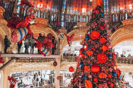 Galeria Lafayette choinka